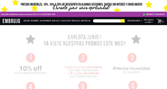 Desktop Screenshot of embrujojeans.com