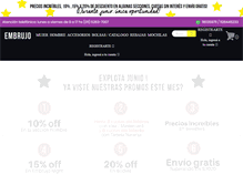 Tablet Screenshot of embrujojeans.com